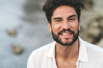 Fototapeta premium Portrait of a handsome man
