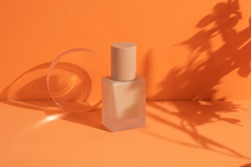 mockup tube bottle for skin care cosmetic primer foundation cushion, product branding, cream lotion