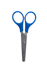 Small scissors craft isolated on the white background