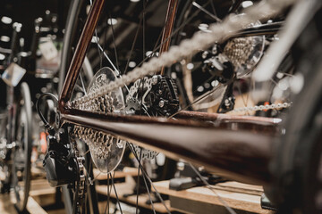 Photo of new gears and chains of mountain bicycle - Powered by Adobe