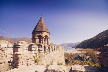 Ananuri Castle with Church on the bank of lake, Georgia