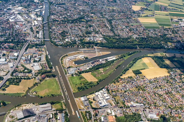 Fototapeta premium Wasserstraßenkreuz Minden