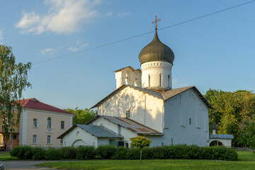 Church Nikoly so Usokhi (St. Nicholas from the dry place in Pskov, Russia