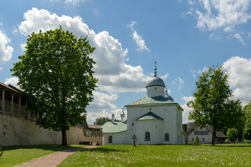 Fototapeta na wymiar Izborsk fortress. Pskov district, Russia