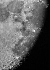 Moon craters 