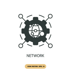 network icons  symbol vector elements for infographic web