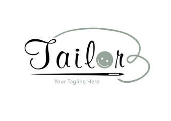 Tailor. Logo sample for design