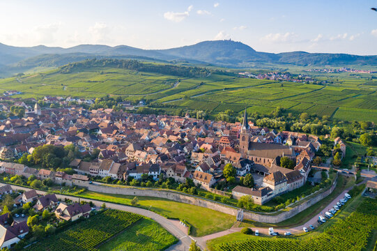 Village de Bergheim, Alsace, France