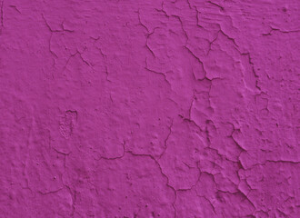 Abstract background of old purple plaster.