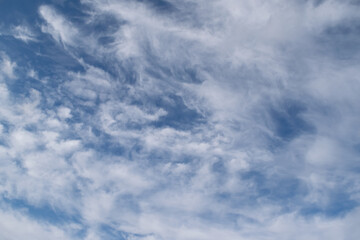 blue sky with clouds