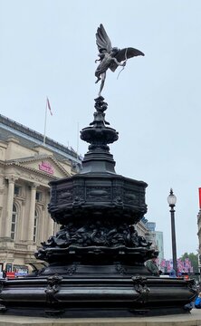 The Statue of Eros in London