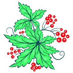 christmas tree with holly berries