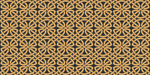 Seamless texture celtic style. Original ethnic ornament.