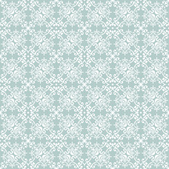 Orient classic light blue and white pattern. Seamless abstract background with vintage elements. Orient background. White ornament for wallpaper and packaging