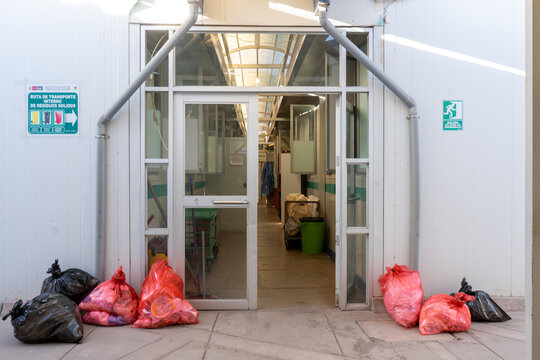 Hospital de contingencia de Antonio Lorena en Cusco Per&uacute;.