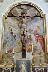 Ischia - Crocifisso con Calvario nella Chiesa dello Spirito Santo