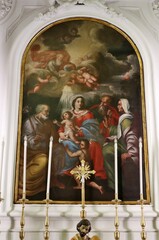 Ischia - Dipinto della Sacra Famiglia nella Chiesa dello Spirito Santo