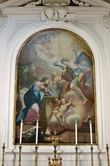 Ischia - Dipinto dell'Annunciazione nella Chiesa dello Spirito Santo