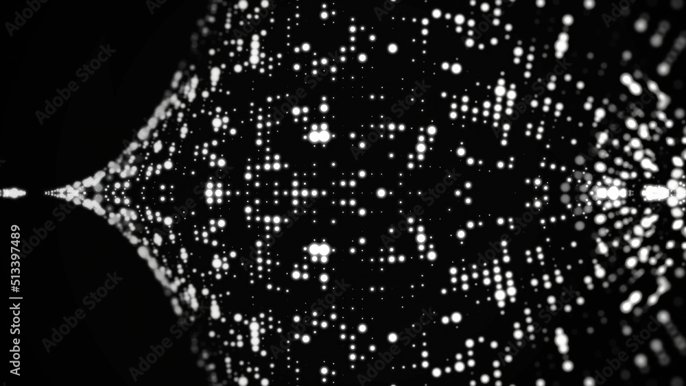 Poster abstract background with shining bokeh sparkles. smooth animation looped. dynamic abstract backgroun