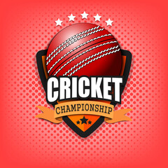Cricket logo template design