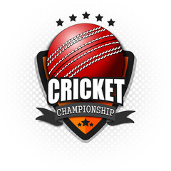 Cricket logo template design