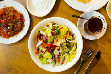 Traditional Turkish vegetable dish. Served before main courses