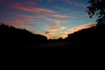 Obraz premium sunrise over the mountains