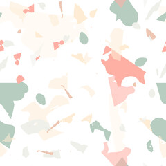 Terrazzo seamless pattern. Modern classic
