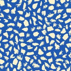 Fototapeta premium Seamless pattern abstract texture ink stains