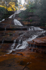 Fototapeta na wymiar Close-up view of Katoomba cascade in Blue Mountains, Australia.