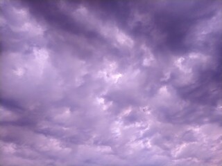 Fototapeta premium Purple Sunrise Cloudscape