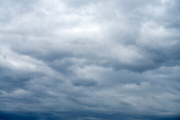 Cloudy sky on a sunny day. beautiful clouds