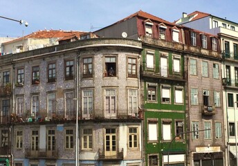 Colored houses of Porto 
