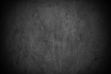 Old wall texture cement dark black gray  background abstract grey color design are light with white gradient background.