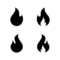 Fire icon vector. fire sign and symbol