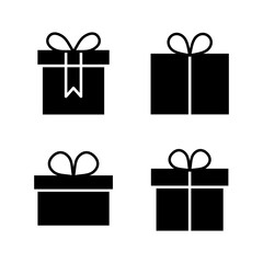 Gift icon vector. gift sign and symbol. birthday gift
