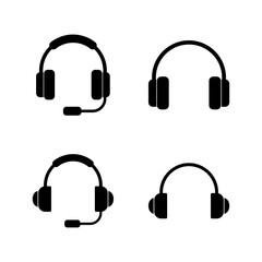 Headphone icon vector. Headvector sign and symbol