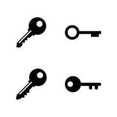 Key icon vector. Key sign and symbol.