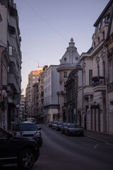 Fototapeta na wymiar cityscape of Bucharest city, Romania