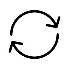 Refresh Icon Vector Symbol Design Illustration