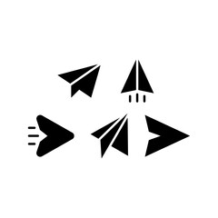 Send Icon Set Vector Symbol Design Illustration