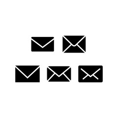 Email Icon Set Vector Symbol Design Illustration