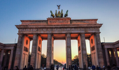 Obraz premium Photographs of Architecture, Streets and houses of Berlin, Germany.