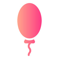 balloons gradient icon