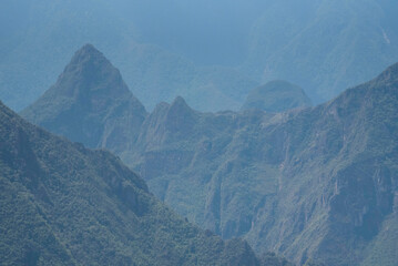 Fotografías del Camino inca en Machupicchu, Perú.