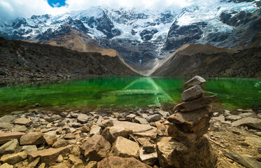 Laguna de humantay en el Nevado de Salkantay © Yuri - Supay 