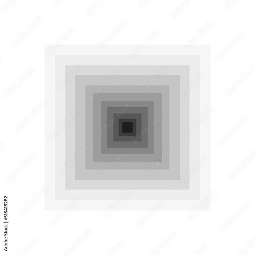 Poster black square gradient. digital space. geometric element. vector illustration. stock image.