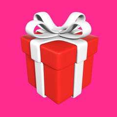 Cute 3D Gift Box Illustration