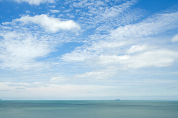 Obraz premium sea and sky background, beautiful landscape