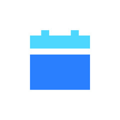 illustration of a calendar. calendar icon vector